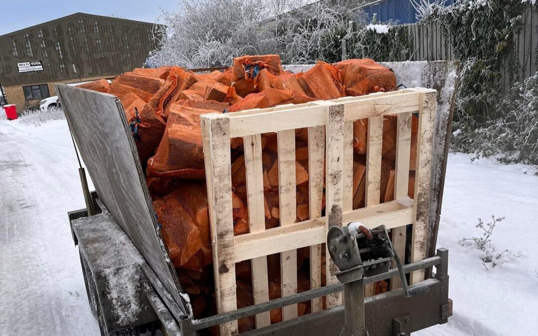 Log deliver by County Logs and Coal for firewood sale in Colchester